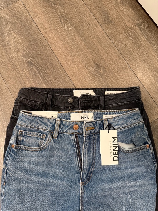 Dynamite Denim - Dynamite Mika Mid Rise Relaxed Straight Leg Jeans
